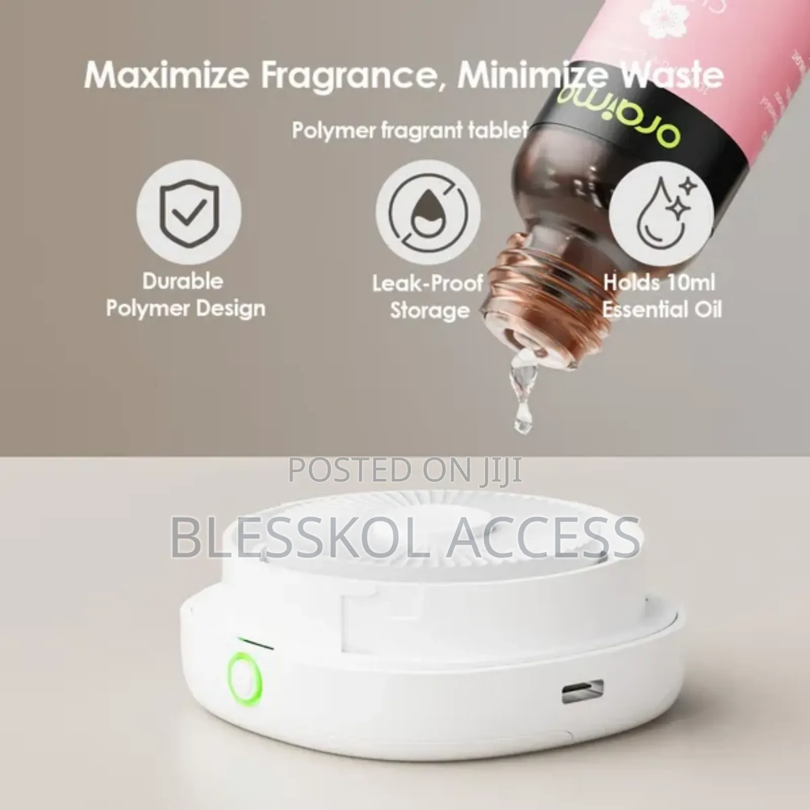 Oraimo Aromago Waterless Rechargeable Aromatherapy Diffuser