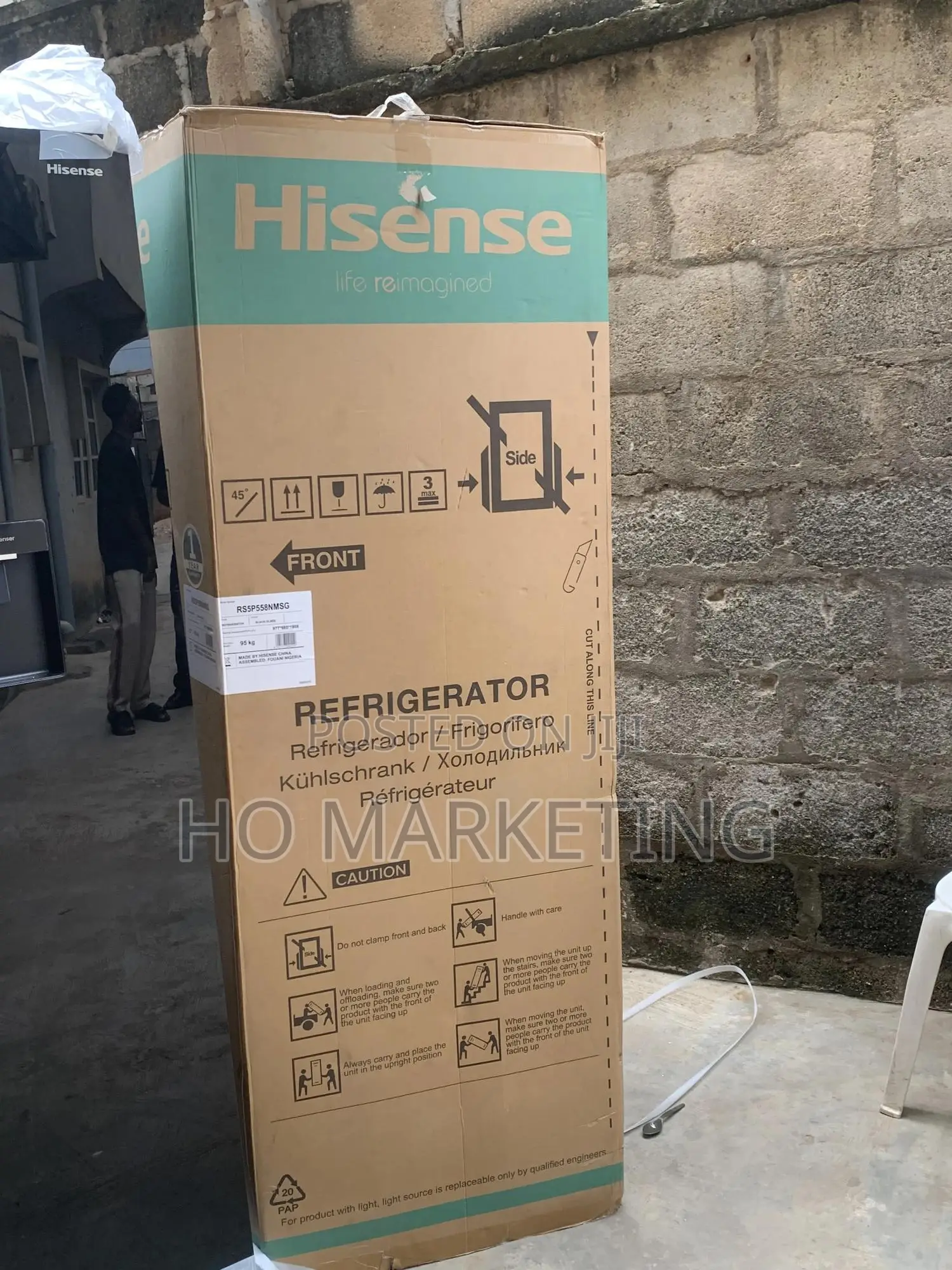 Hisense 529l Side‐By‐Side – Smart Cooling, Internal Fountain