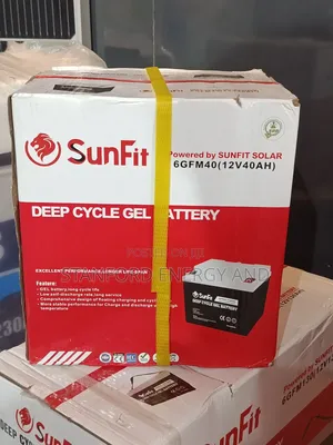 12v/40ah Sunfit Deep Cycle Gel Battery