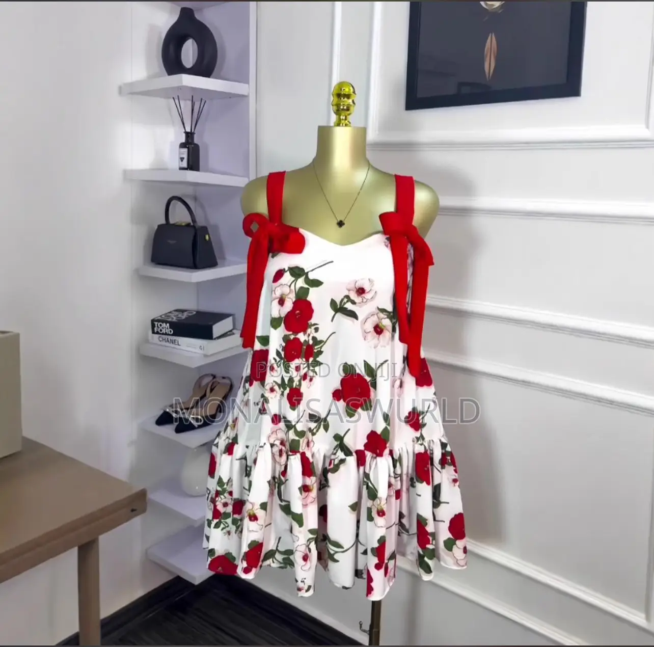 Floral Short Gown