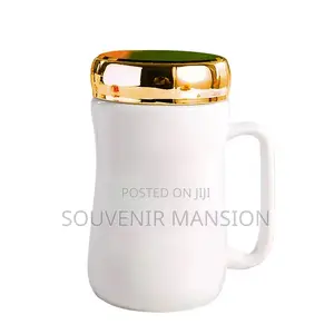 Ceramic Mug With Glass Cover
