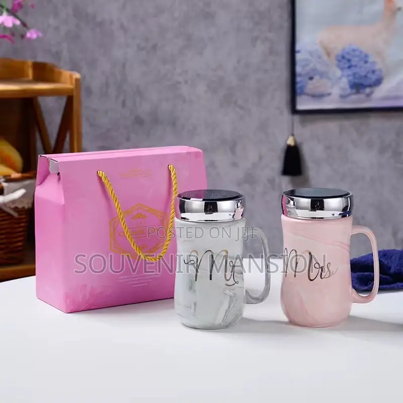 Ceramic Mug With Glass Cover