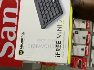 Micropack Ifree Mini Slim Wireless Mouse and Keyboard Comb