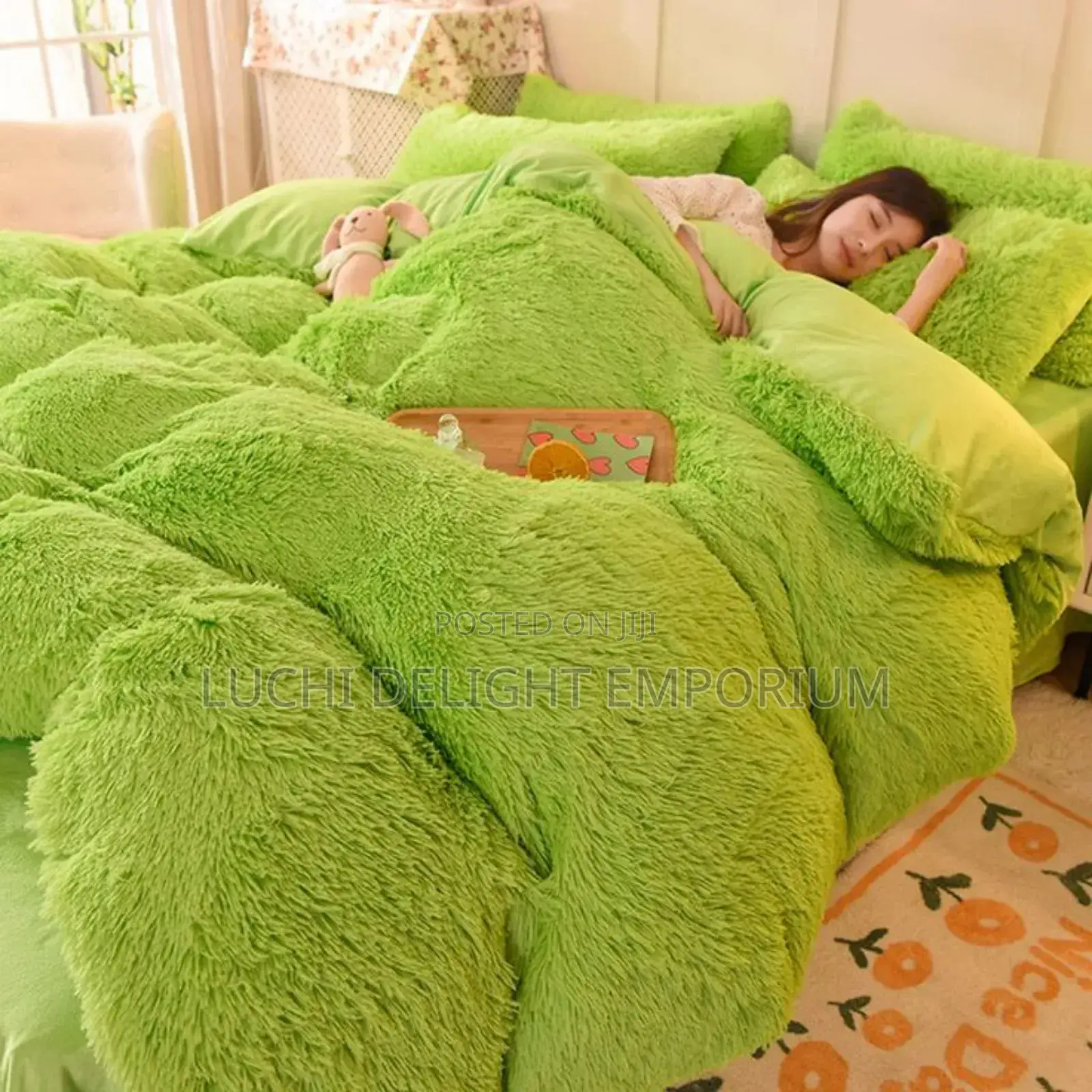 Luxury Fur Duvets, Bedsheet and Pillowcase