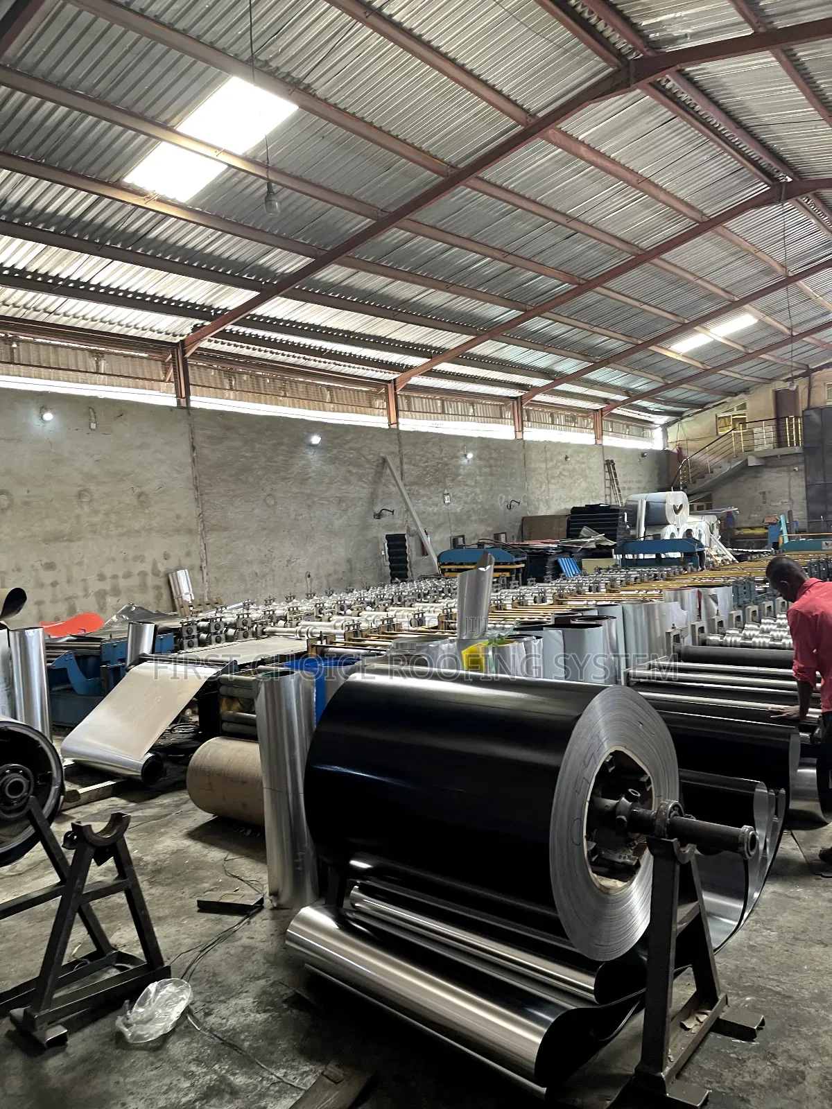 Steptiles And Long Sparn Design Aluminium Roofing Sheets