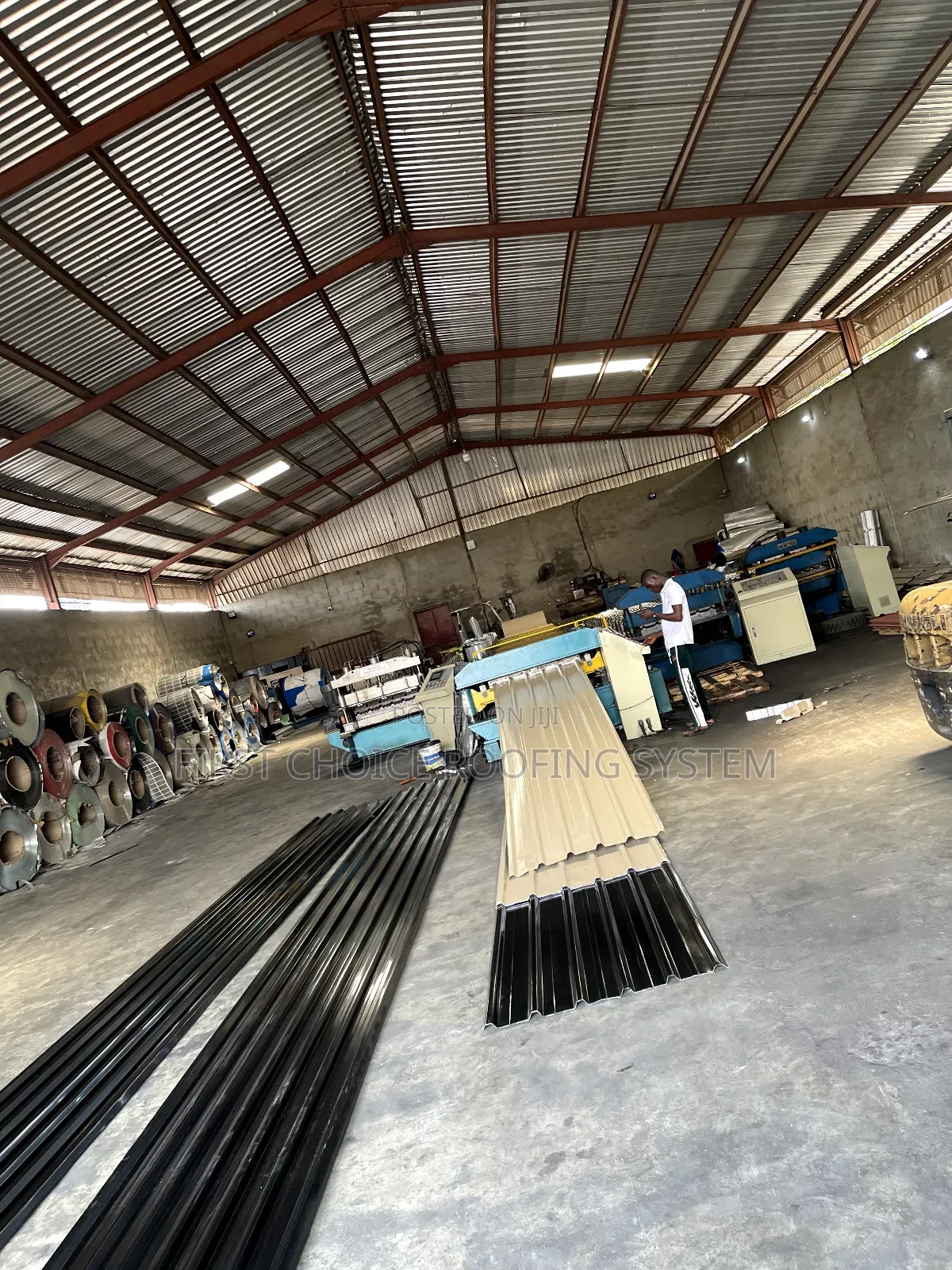 Steptiles And Long Sparn Design Aluminium Roofing Sheets