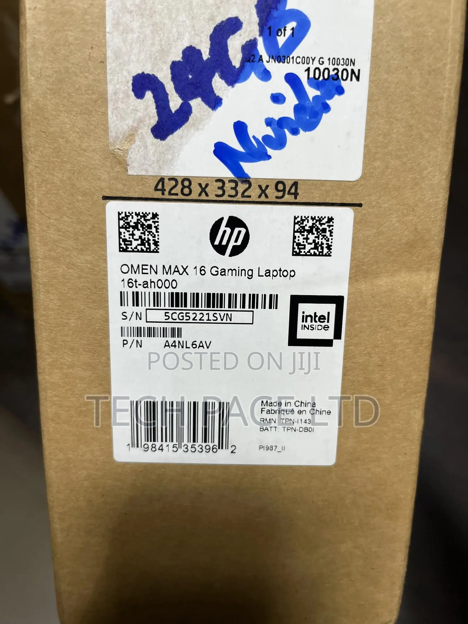 New Laptop HP Omen Max 16 64GB Intel Core Ultra 9 SSD 1T