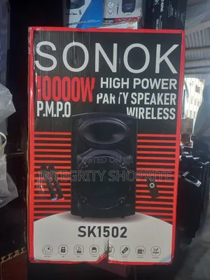 Sonok 10000w P.M.P.O High Power Par Fy Speaker Wireless