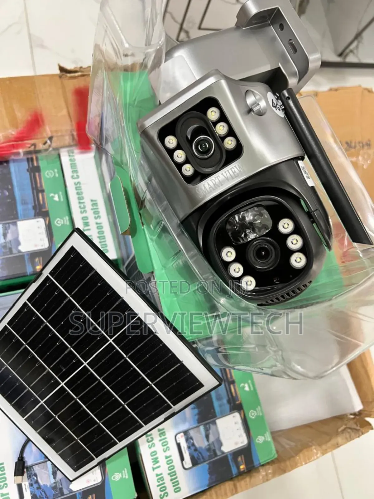 Smart View Solar Cctv 360 Rotation Camera