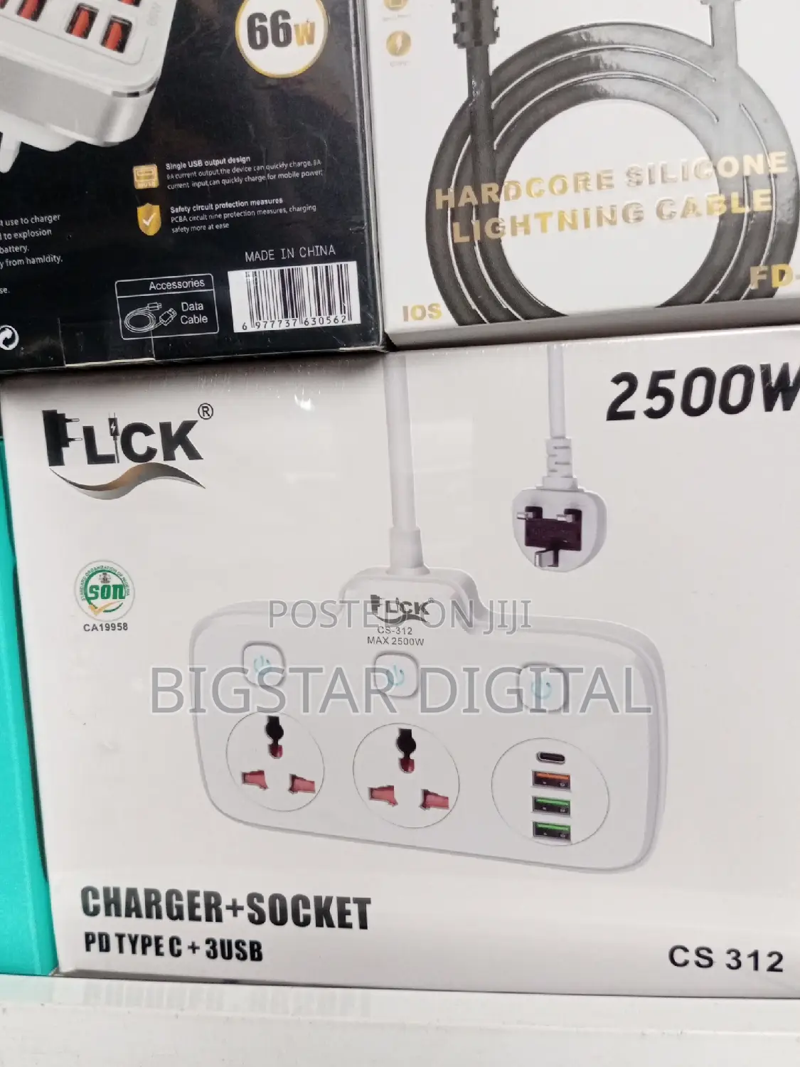 Flick Extension Box 2500w
