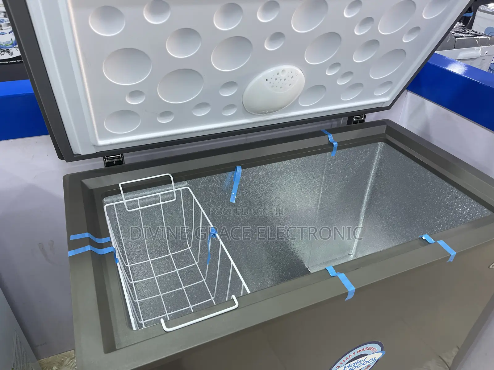 200 Litres Haier Thermocool Silver Chest Freezer