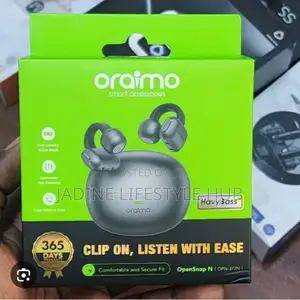 Oraimo Opensnap N Clip-on Open-Ear True Wireless Earbuds