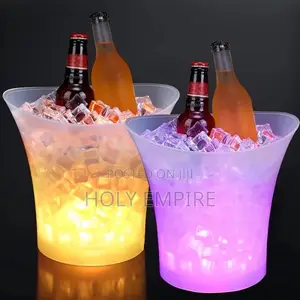 5l Ice Bucket 4 Color Waterproof Bar Nightclub Light Up