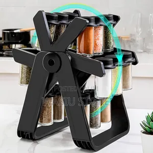 Rotating Spice Rack Organizer