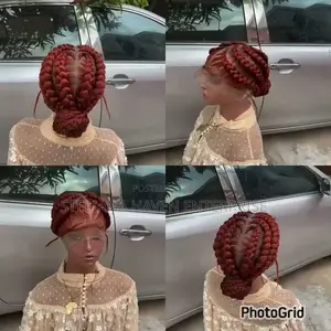 Ghana Weaving Cornrows Wig