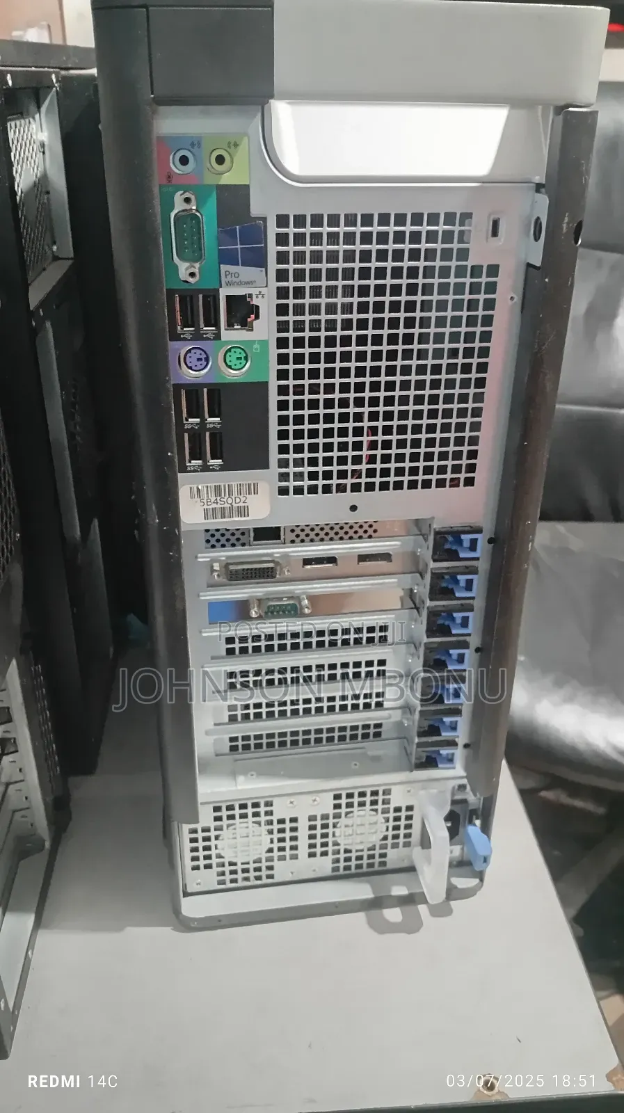 Desktop Computer Dell 32GB Intel Xeon HDD+SSD 1T