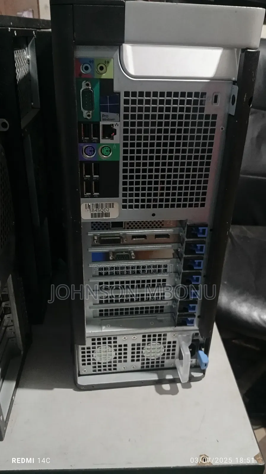 Desktop Computer Dell 32GB Intel Xeon HDD+SSD 1T