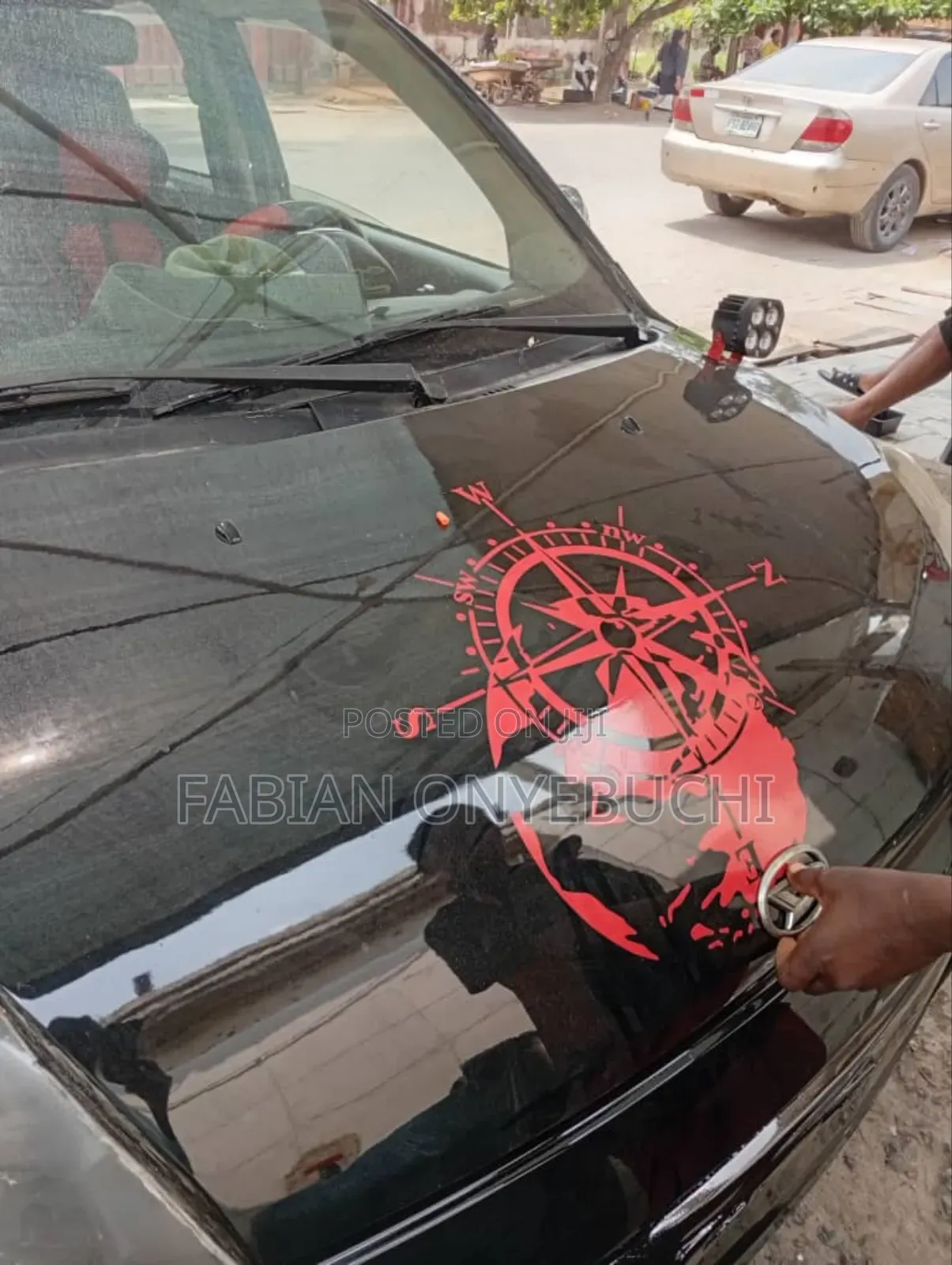 Compass Sticker