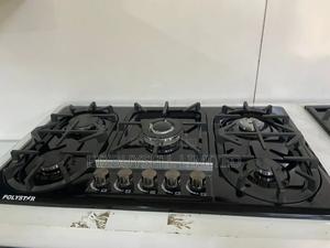 5 Burners Built In All Gas Black Stainless Gas Cooker. in Guzape ...