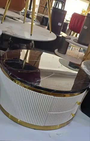 Round Marble Top Coffee Table