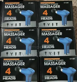 Photo - Mini Cordless Massage Gun – 6 Speeds, 4 Heads
