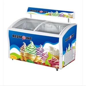 Original Restpoint 300l Ice Cream Show Case Frezzer (Copper)