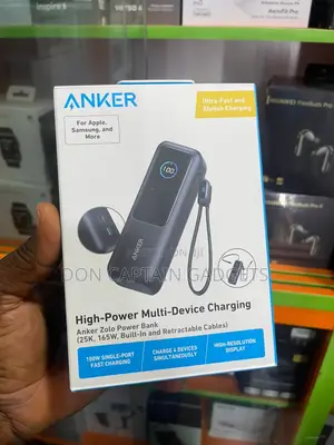 Anker Power Bank 165W / Mah Retractable Cable ( Zolo )