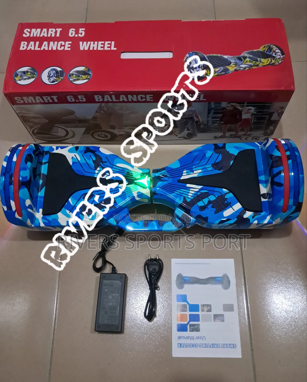 6.5" Balance Wheel Scooter Hover Board With Bluetooth and Speaker