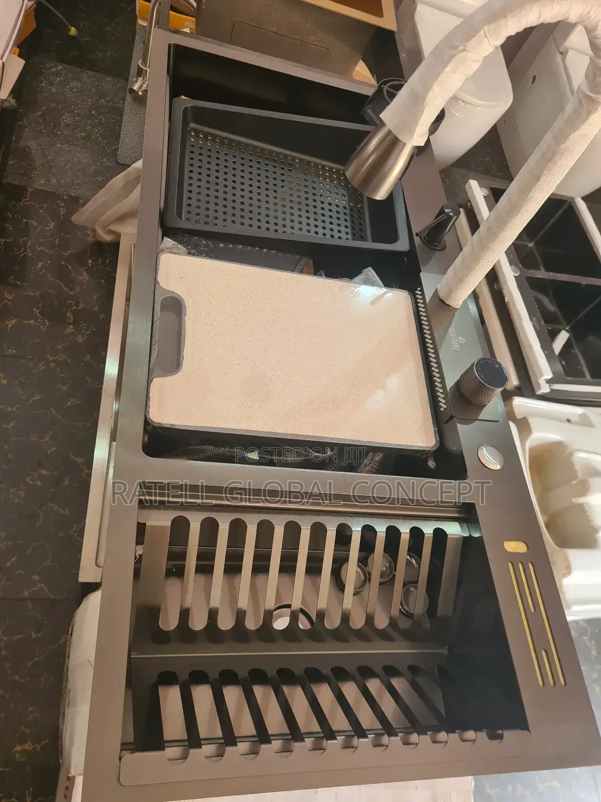 Muti-Function Kitchen Sink With Dish Drainer