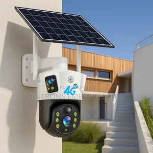 4g Solar Powered Dual Lens Security Outdoor Camera