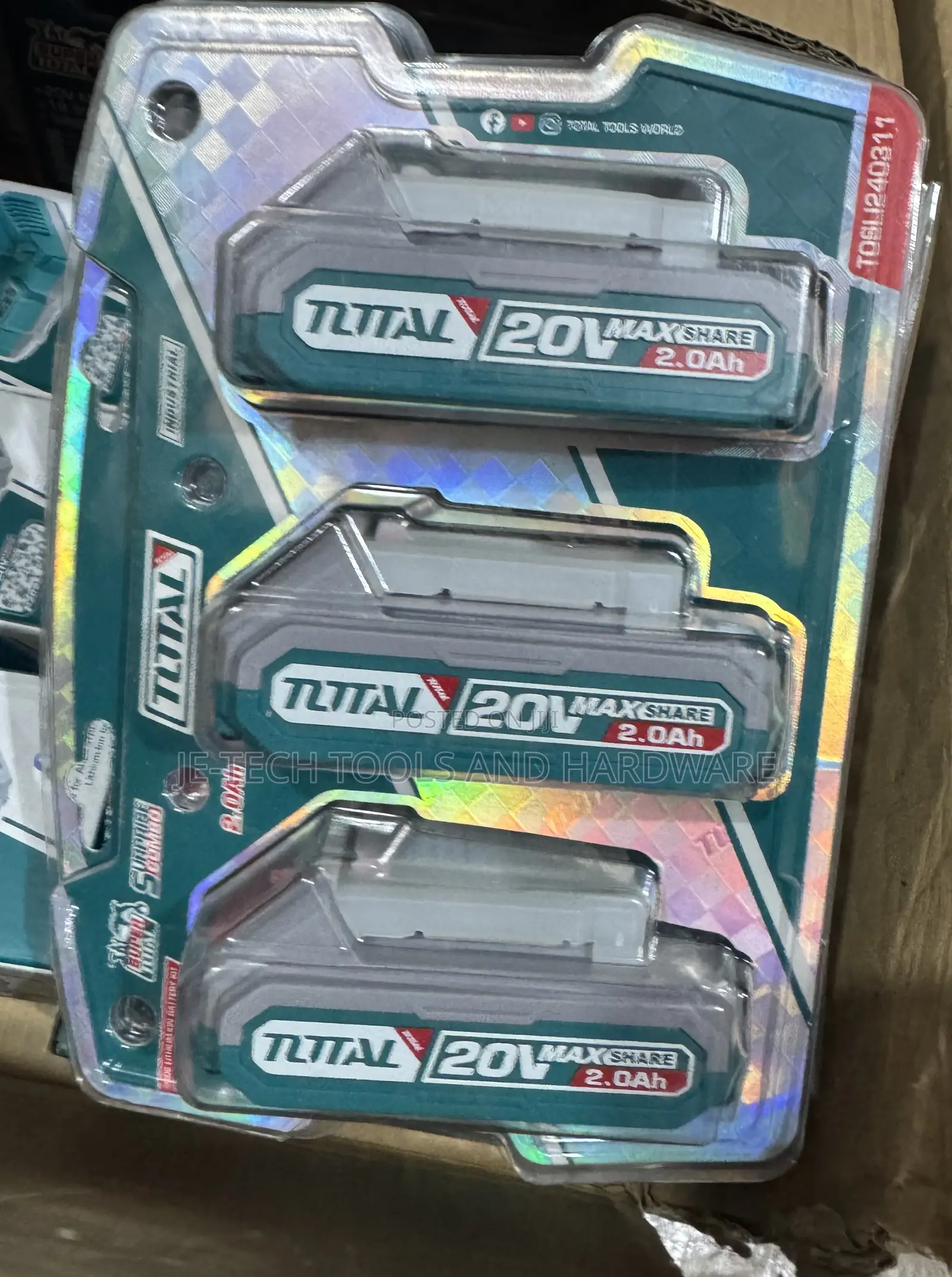 Total 20v Max Share 2.0ah Lithium-ion Batteries