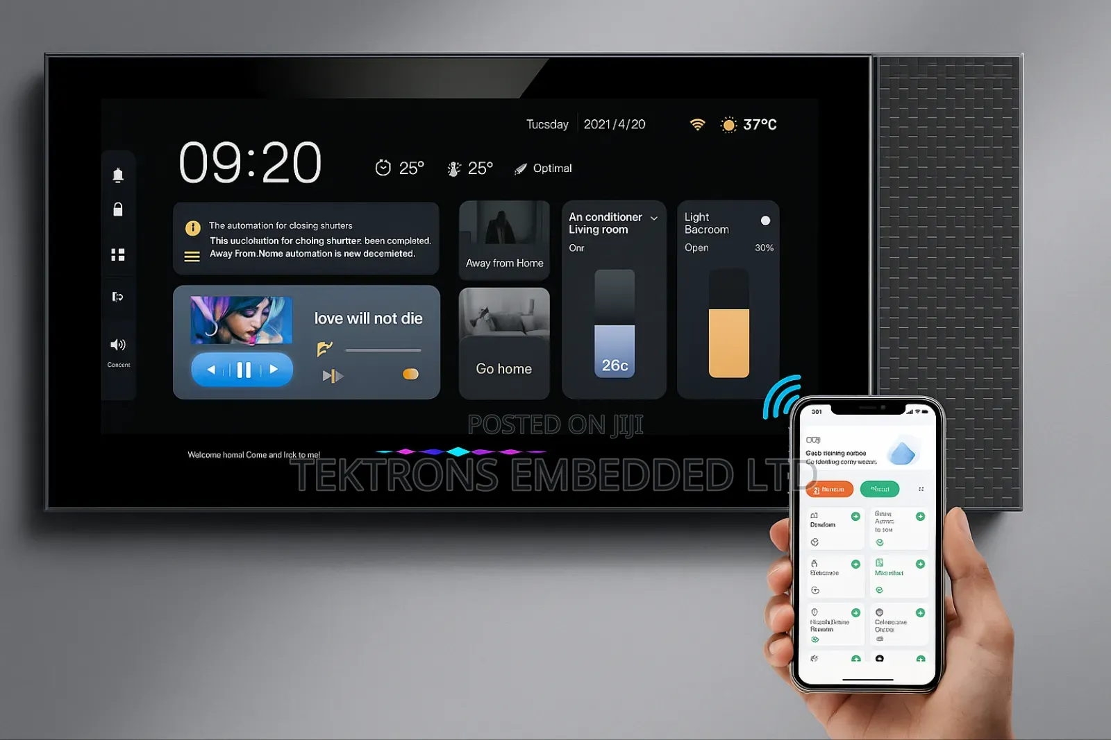 6" Smart Home Screen