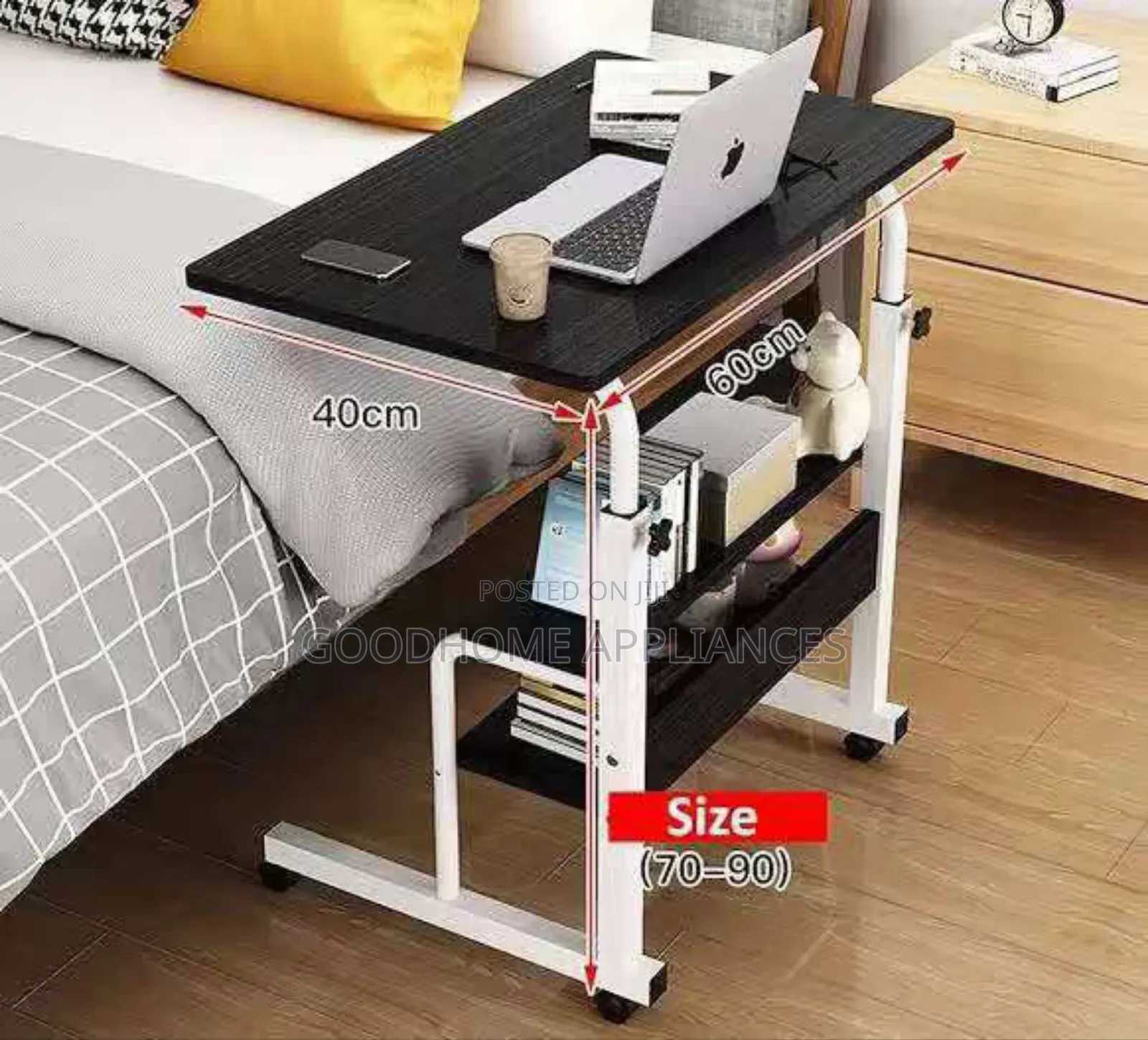 Double Layers Laptop Work Table