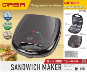 Large Electric 4 Slice Bread Toaster / Sandwich Maker