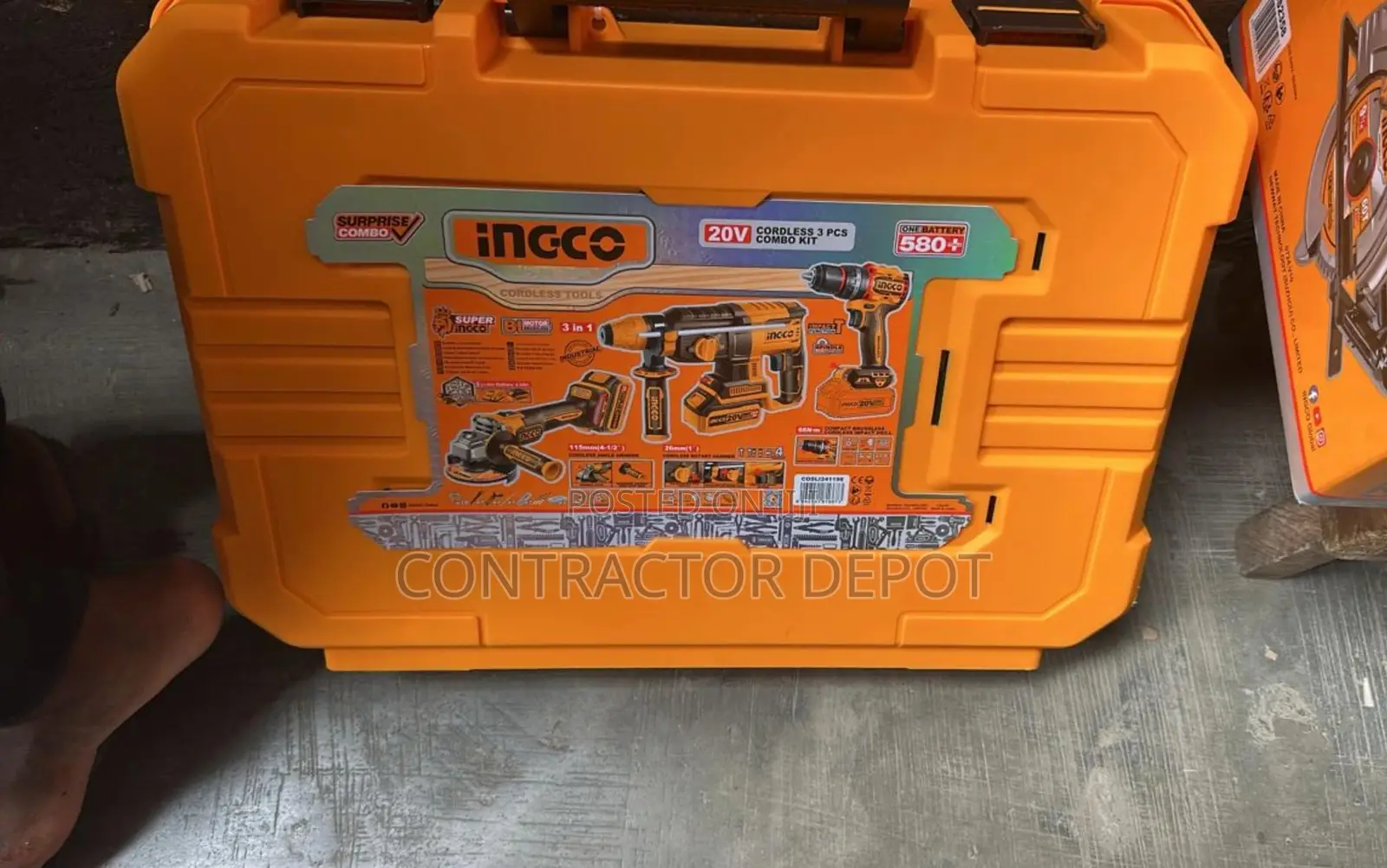 Cordless 3 PCS Combo Kit Ingco