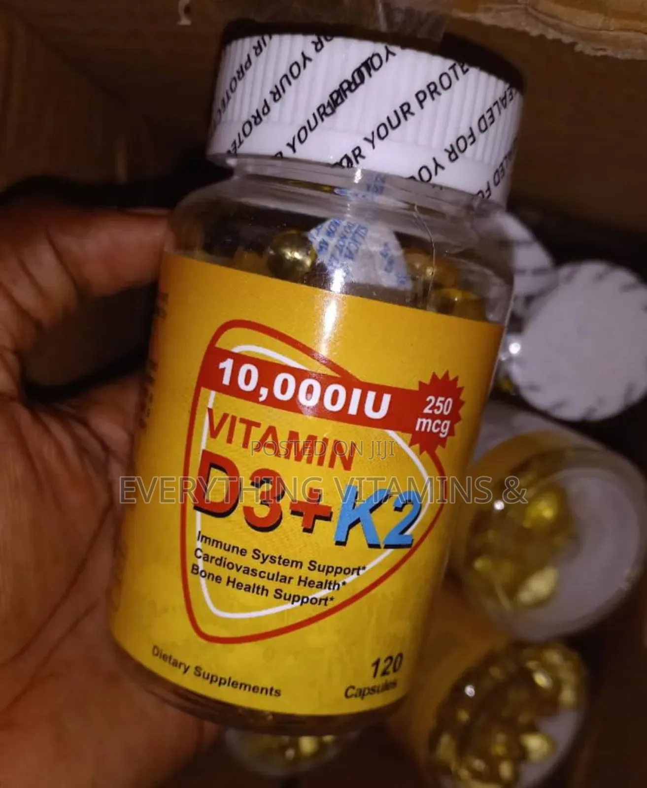 Vitamin D3 + 10,000iu Supplement (120 Capsules)