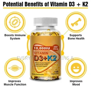 Vitamin D3 + 10,000iu Supplement (120 Capsules)