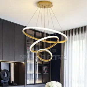 By 3 Rings Led Dropping Chandelier