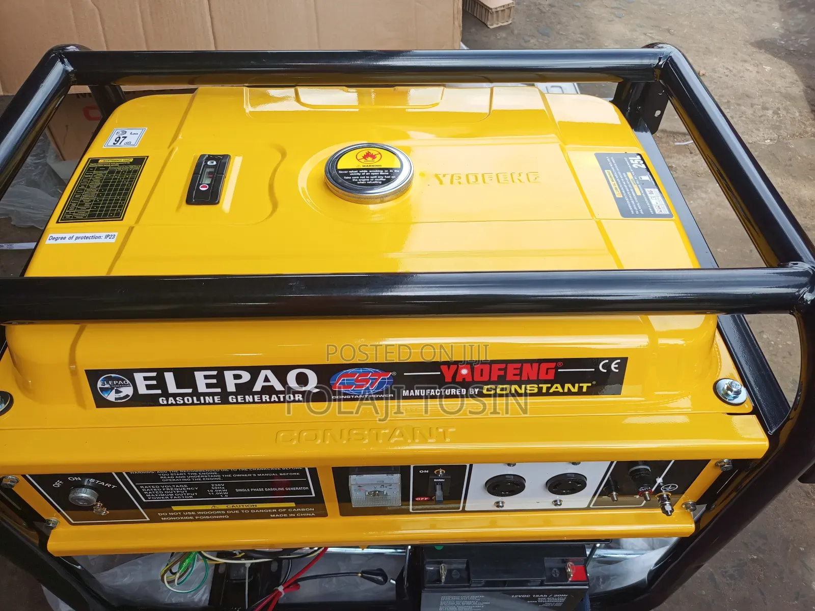 Elepaq Constant Sv22000e2 11kva Generator