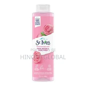 Photo - St Ives Refreshing Body Wash Rose Water Aloe Vera - 650ml