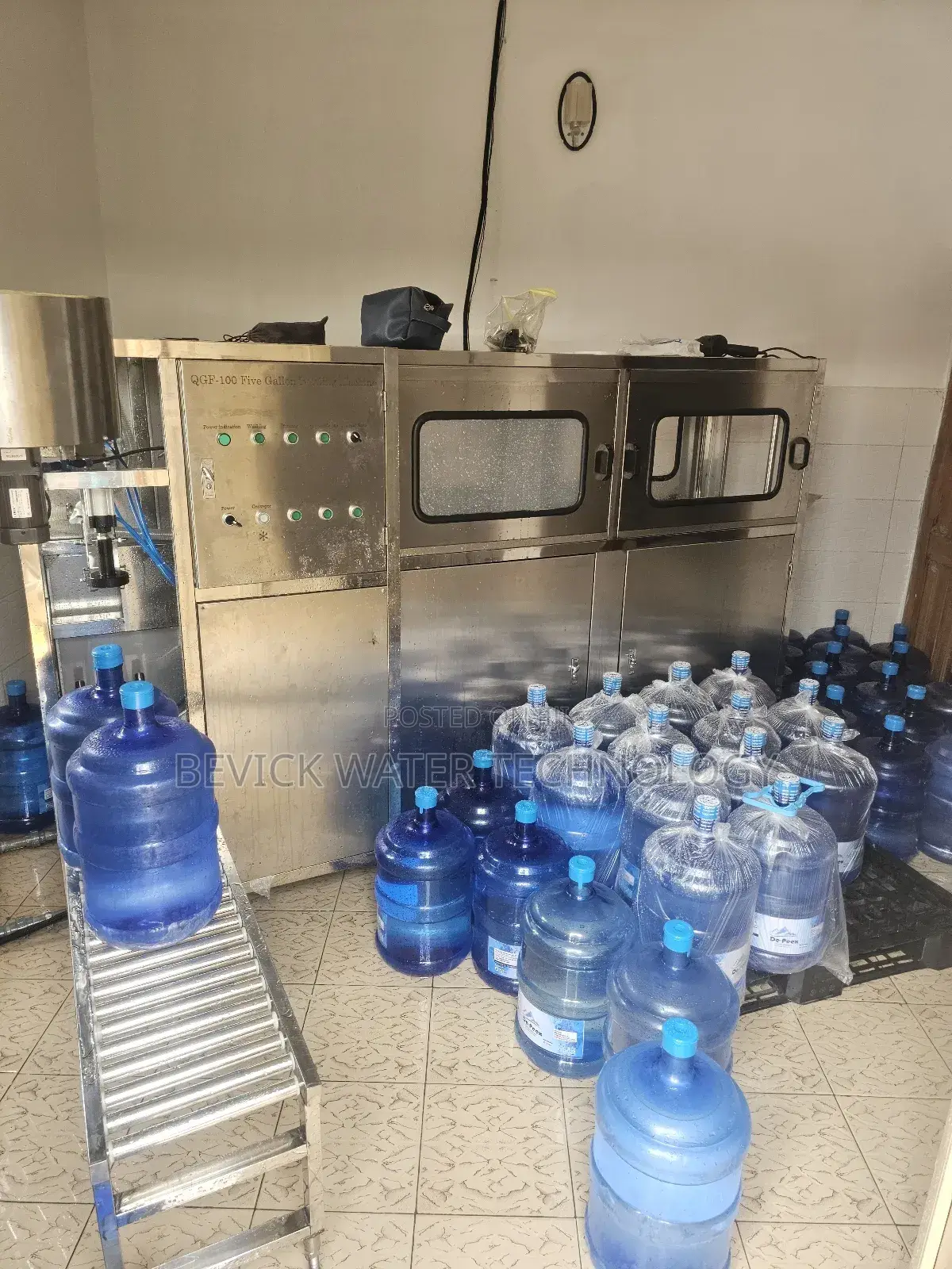 Small Scale Dispenser Water Factory Setup