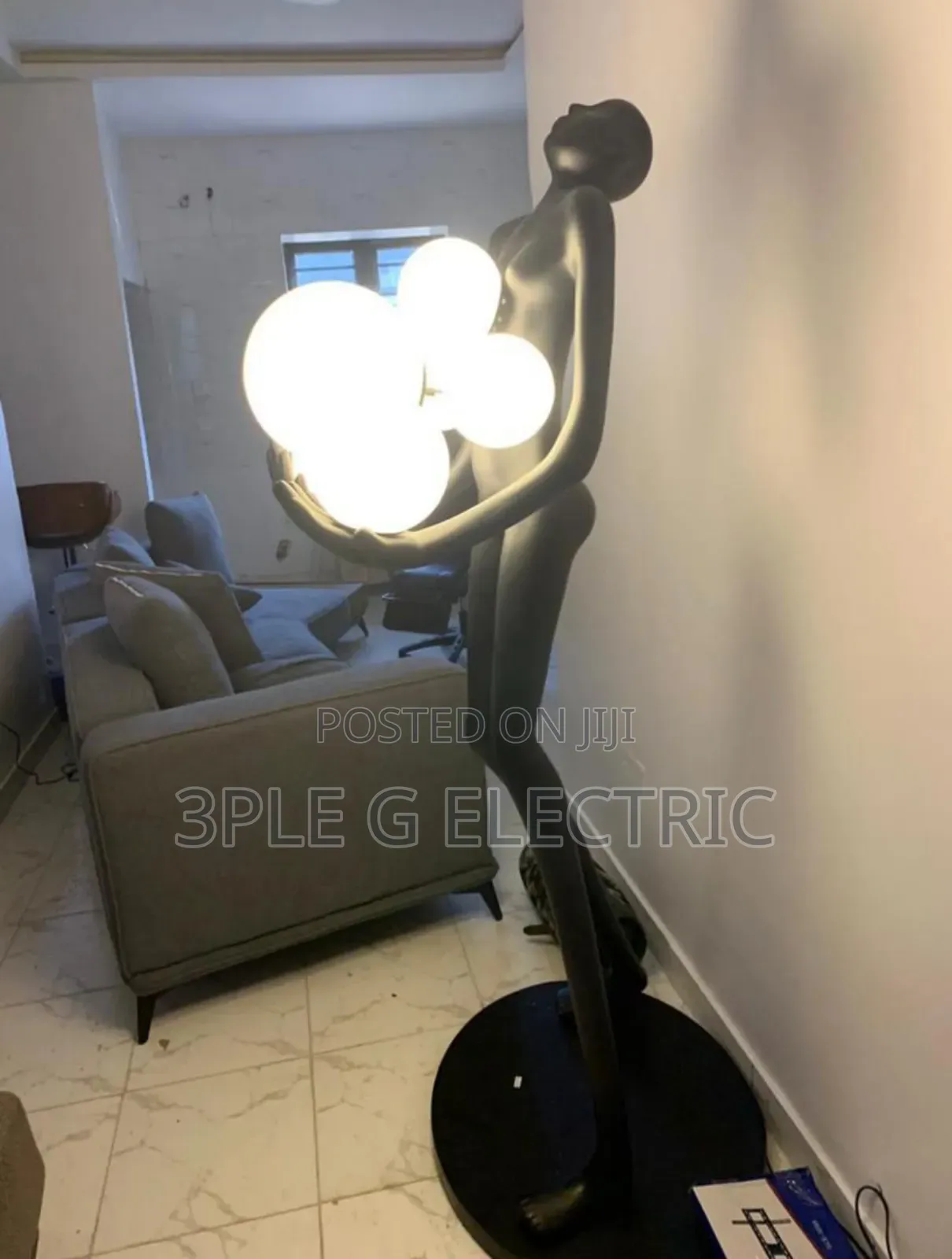 Pure Cast Body Humanoid Lamp