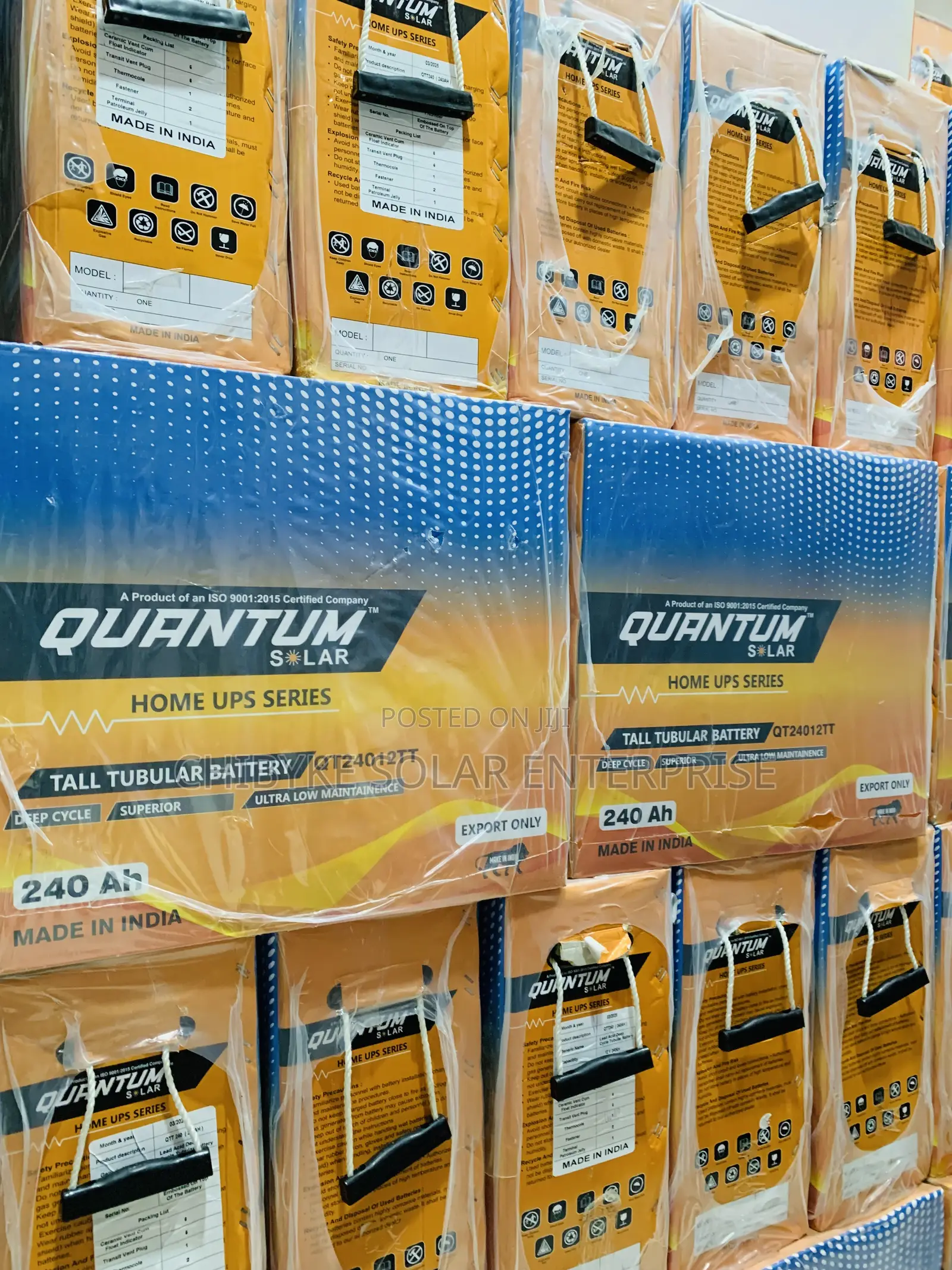 Quantum Tall Tubular Battery 240ah