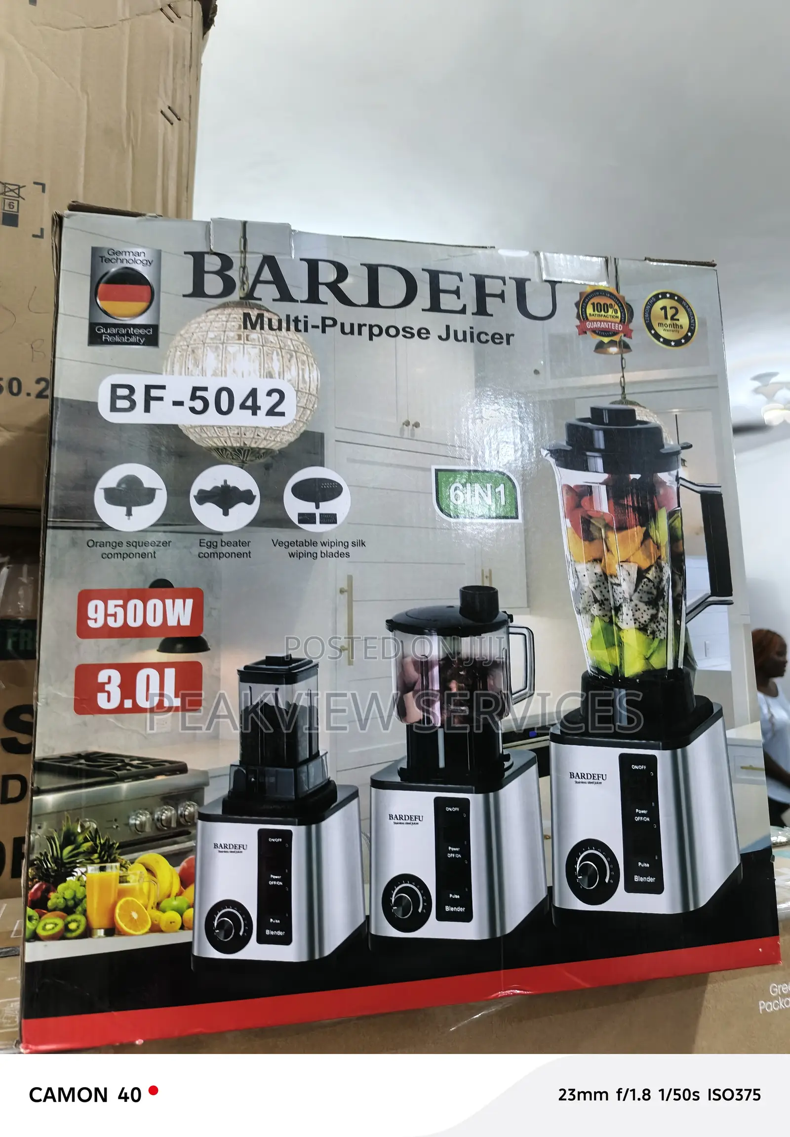 Compact Powerful Juicer – Bardefu Bf-5042