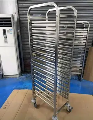 16 Step Stainless Steel Trolley