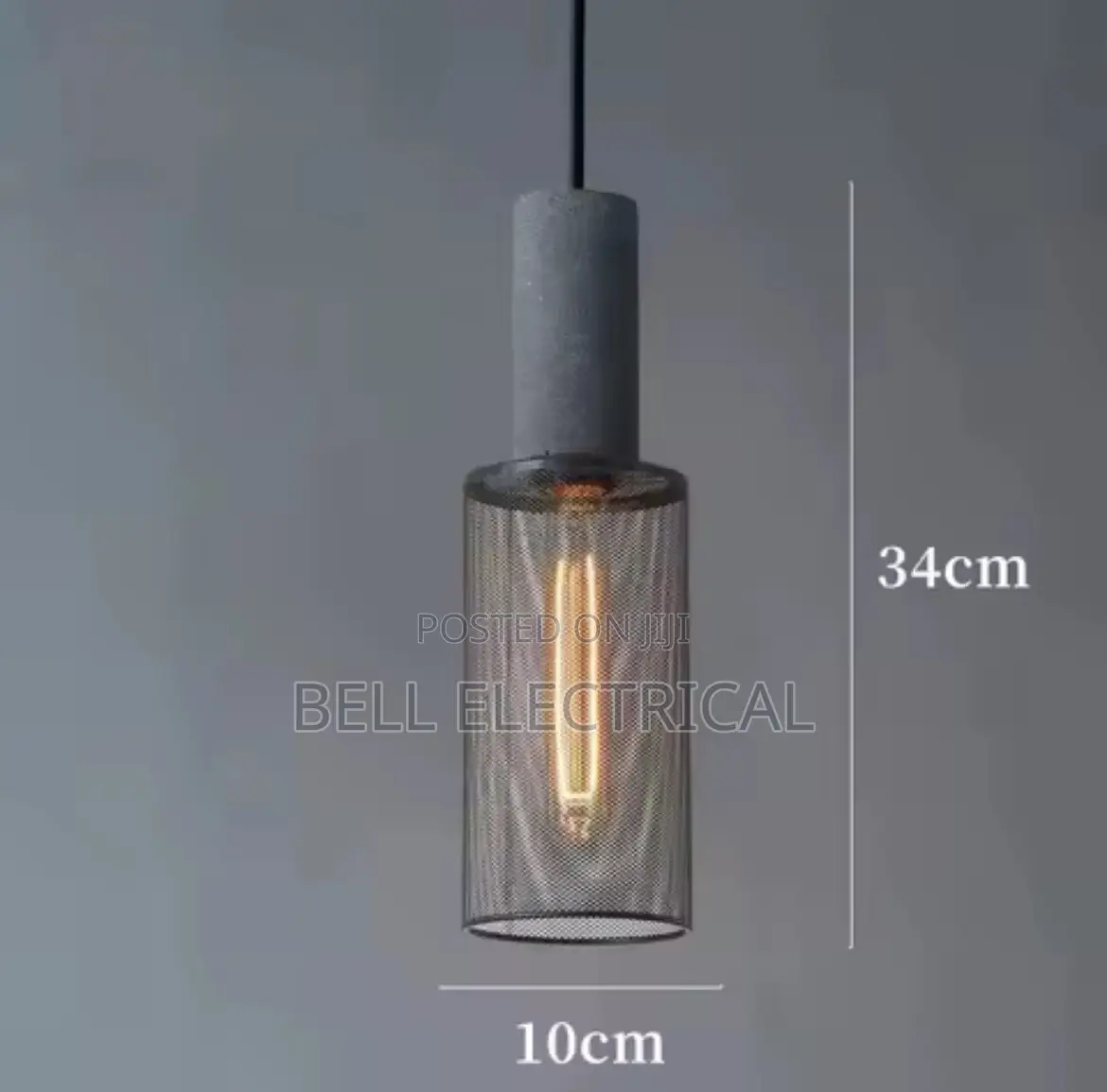 Single Modern Industrial Style Led Pendant