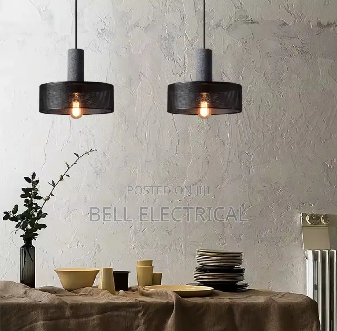 Single Modern Industrial Style Led Pendant
