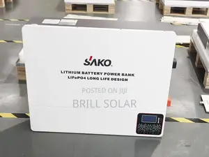 10.24kwh-51.2v Sako Solar Lithium Battery (Li-Wall Series)
