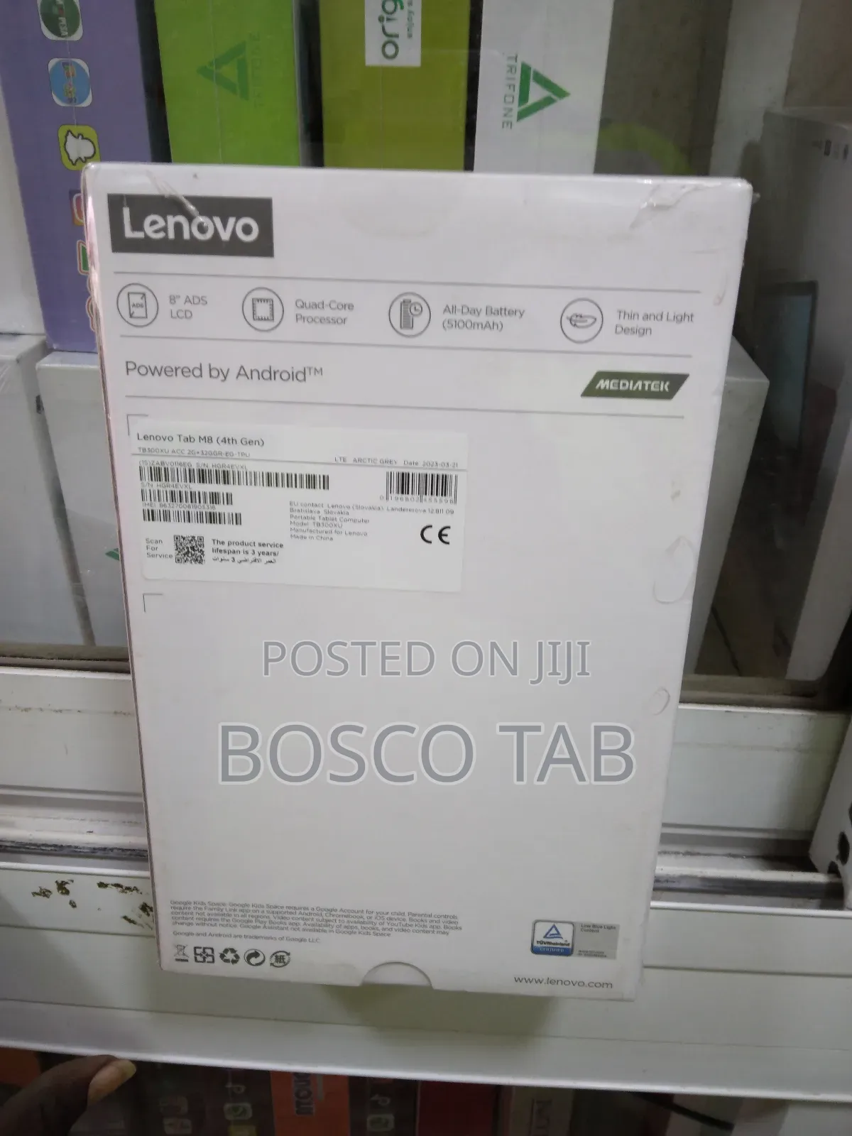 New Lenovo Tab M8 (HD) 32 GB Gray