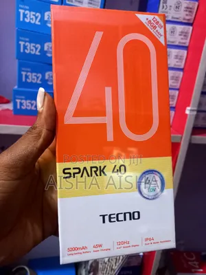 Photo - New Tecno Spark 40 128 GB Gold